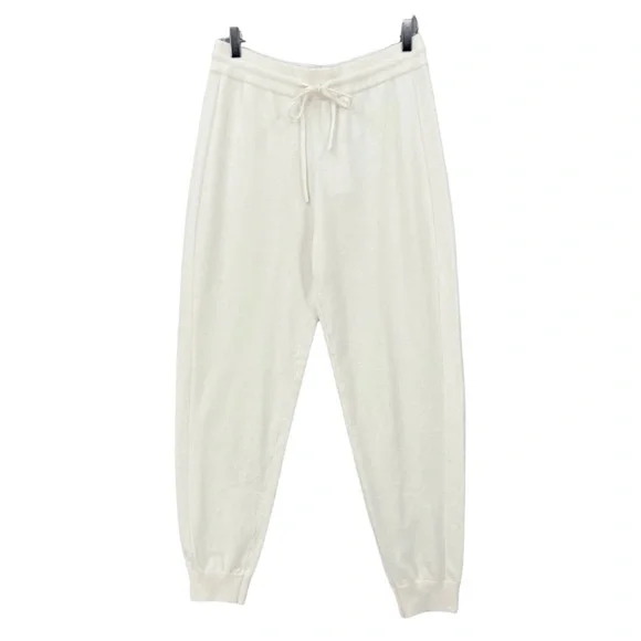Lunya Cozy Cotton Silk Jogger Drawstring Pull On Sincere White NWT - Picture 4 of 8